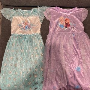 Two size 6 Frozen nightgowns